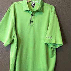FootJoy Golf Polo XL Black Jack’s Crossing